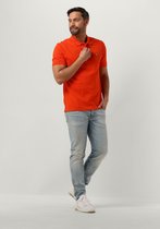 Lyle & Scott Plain Polo Polo's & T-shirts Heren - Polo shirt - Oranje - Maat XS