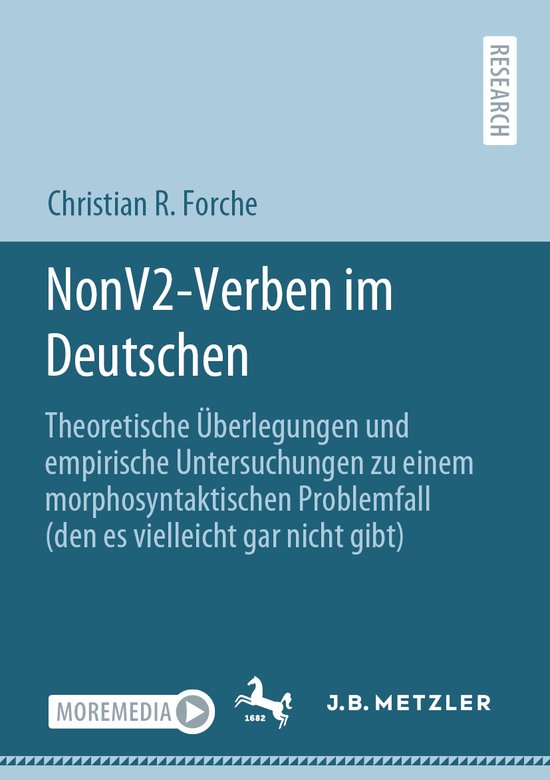 NonV2 Verben im Deutschen - cover