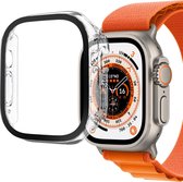 Apple Watch 49mm Serie Ultra Serie Ultra 2 - Hoesje Harde beschermhoes transparant scherm gehard glas
