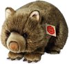 Hermann Teddy Knuffeldier Wombat - zachte pluche stof - premium knuffels - bruin - 26 cm - Wombats