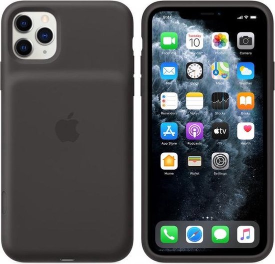 Apple Smart Battery Case met draadloos opladen voor Apple iPhone 11 Pro Max Zwart bol