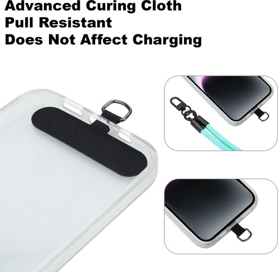 Chaîne de téléphone portable Cadorabo adaptée au Samsung Galaxy M52 5G en TURQUOISE avec cordon de sangle réglable à accrocher autour du cou