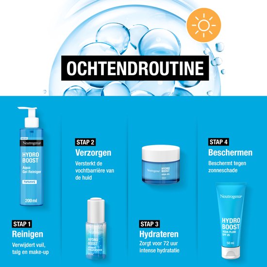 Neutrogena Hydro Boost Intensief Hyaluron Serum - hydraterend serum - voor een gezond uitziende huid - 1 x 15 ml
