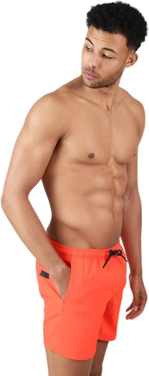 Brunotti Bru - conic Zwembroek Heren - Zwemshort met 4 - Way Stretch - Neon Orange — afbeelding 14