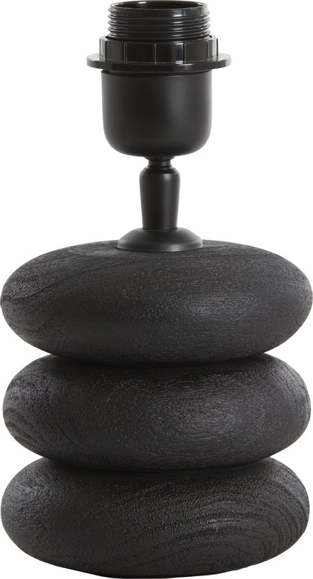 Light & Living - Pied de lampe BUDONGO - Ø12x12cm - Zwart