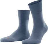 FALKE Run anatomische pluche zool katoen sokken unisex blauw - Maat 42-43