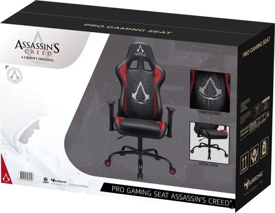 Subsonic - Assassin's Creed - Pro Gaming Stoel Zwart en Rood