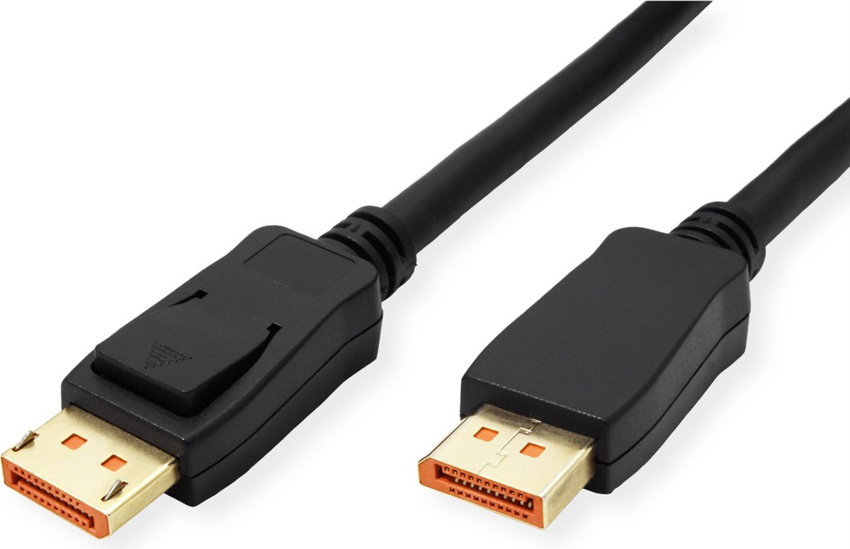 ROLINE DisplayPort-kabel, v2.1, 16K, DP M - M, zwart, 3 m