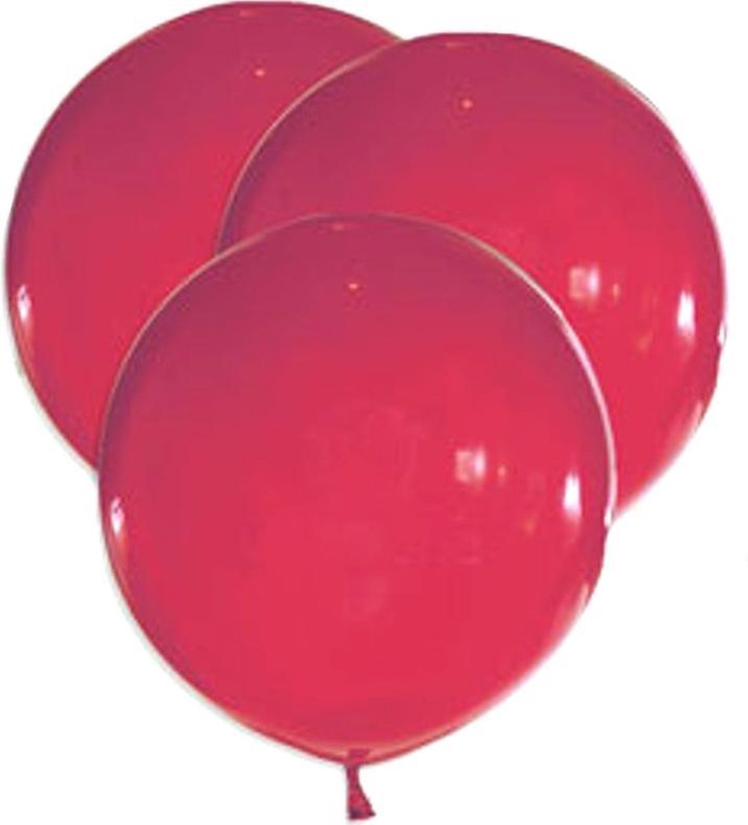 GLOBOLANDIA - 5 enorme rode latex ballonnen
