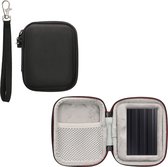 kwmobile étui pour SSD portable - Compatible avec Samsung Portable SSD T7 Shield - Avec fermeture éclair - Étui rigide en noir