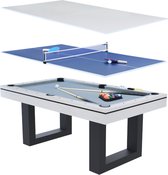 Concept-U - Multi-game 3 op 1 biljart en ping-pong in blanke biljart DENVER