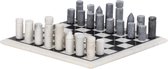 Gezelschapsspel - Schaakbord - Wit en zwart marmer - L30,5 X H2,54 X D30,5 cm - CHESSY L 30.5 cm x H 2.54 cm x D 30.4 cm