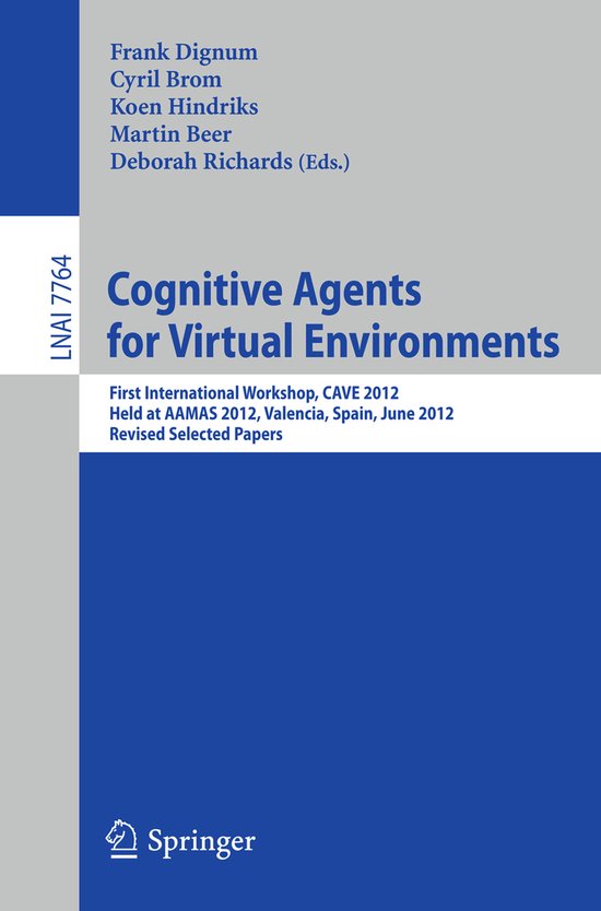 Cognitive Agents for Virtual Environments - cover