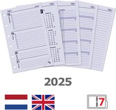 Kalpa 6237-25 Pocket Agenda Planner Vulling 1 Week per 2 Paginas NL EN 2025