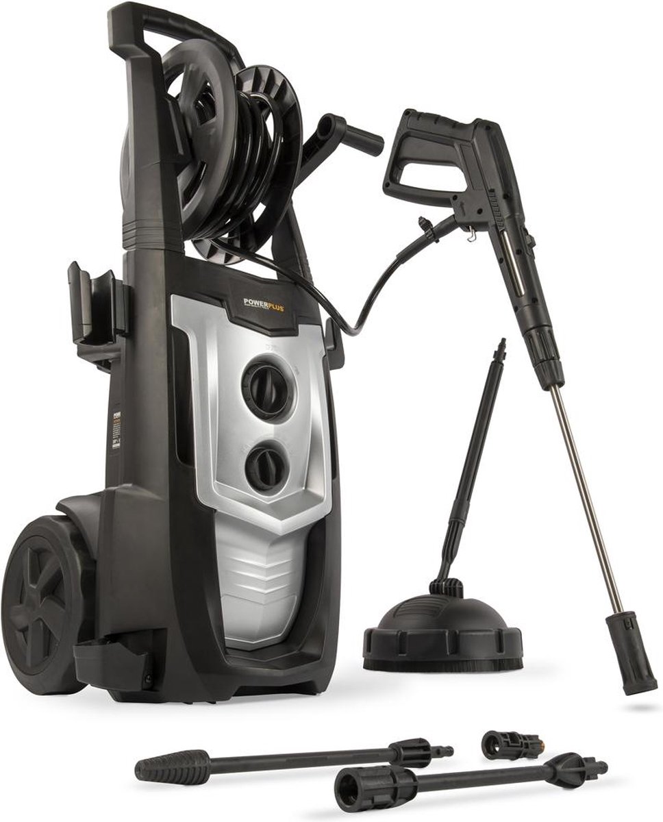 Bol.com Powerplus Elektrische Hogedrukreiniger POWXG90420 - [5620} Terrasreiniger, start/stop functie, max. druk van 170 bar en ... aanbieding