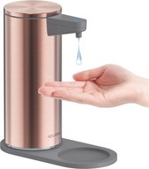 Automatische contactloze Zeepdispenser - Oplaadbaar - Sensor - Vloeibare Zeep - Pompdispenser - Goudroze automatic soap dispenser