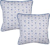 Clayre & Eef Housse de coussin lot de 2