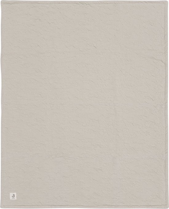 Jollein - Deken Ledikant 100x150cm - Dekentje Baby - Soft Waves - Nougat/Velvet