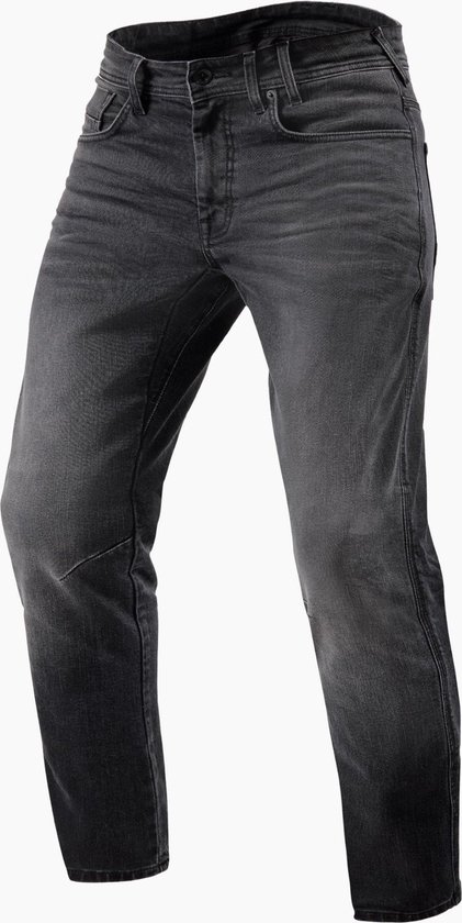 REV'IT! Jeans Detroit 2 TF Mid Grey Used L34/W28 - Maat - Broek