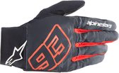 Alpinestars Aragon Gloves Black Tar Gray Bright Red 3XL - Maat 3XL - Handschoen