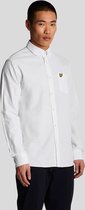 Lyle & Scott Cotton linen button down shirt - white