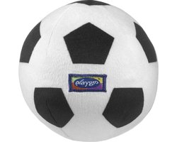 Playgro Baby Pluche Voetbal - Mijn eerste bal - Baby bal - Baby speelgoed - Voetbal Baby - Zachte Baby bal - Rammelaar Baby - Baby bal - Baby Speelgoed - Educatief baby speelgoed - Rammelaar - Zwart Wit - Belletje - 13cm