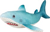 Duvoplus - Speelgoed Voor Dieren - Hond - Pluche Haai Ocean 35x9x7cm Blauw/wit - 1st