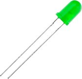 Diode LED Schiefer | Led simple 1,7 V 20 mA DC Vert diffusé 30 000 heures