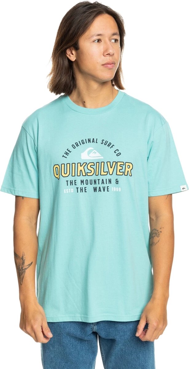 Quiksilver Floating Around Heren T-shirt Eqyzt07675-bha0 - Kleur Blauw - Maat L