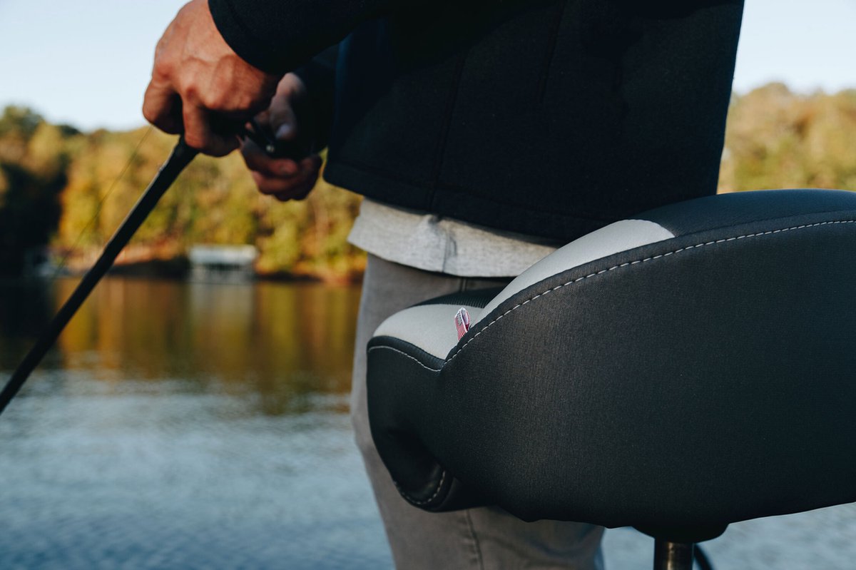Tempress Pro Casting Seat - Charcoal/Gray/Carbon - Bootstoel