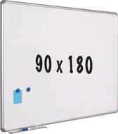 Whiteboard Nichole - Emaille staal - Wit - Magnetisch - 90x180cm