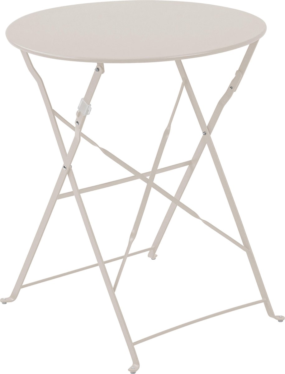 Oviala Annecy Stalen Klaptafel Licht Beige