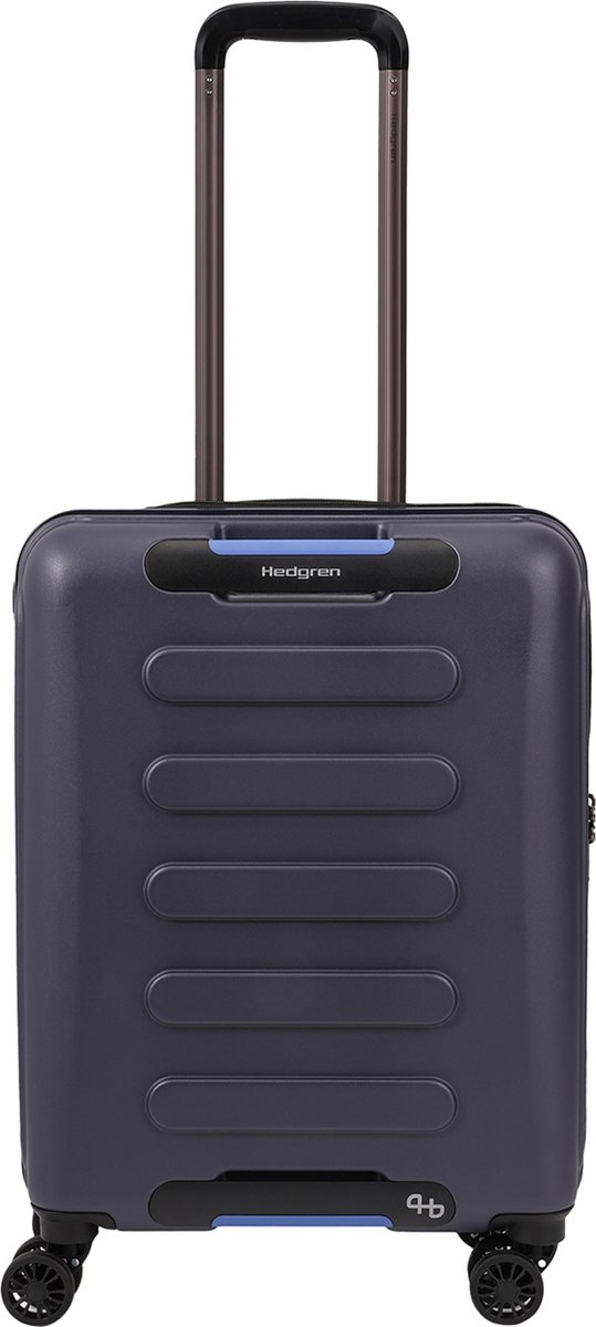 Hedgren GRIP XS Spinner 55 cm (cabineformaat) – Harde koffer met 4 wielen – TSA-slot – Gerecycled polycarbonaat – Lichtgewicht - Peacoat Blue