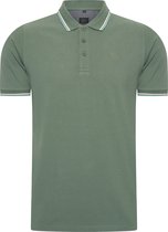 Mario Russo Polo shirt Edward - Polo Shirt Heren - Poloshirts heren - Katoen - XL - Eend Groen