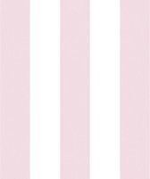 Kinderbehang Profhome 381482-GU vliesbehang licht gestructureerd met kinder patroon mat roze wit 5,33 m2