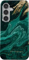 BURGA Telefoonhoesje voor Samsung Galaxy S24 - Schokbestendige Hardcase Hoesje - Emerald Pool