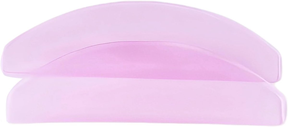 Wimperlifting-pads, zachte ultradunne pads voor wimperbehandelingen, wimperlifting-accessoires met transparant etui voor schone opslag, roze, 1 paar