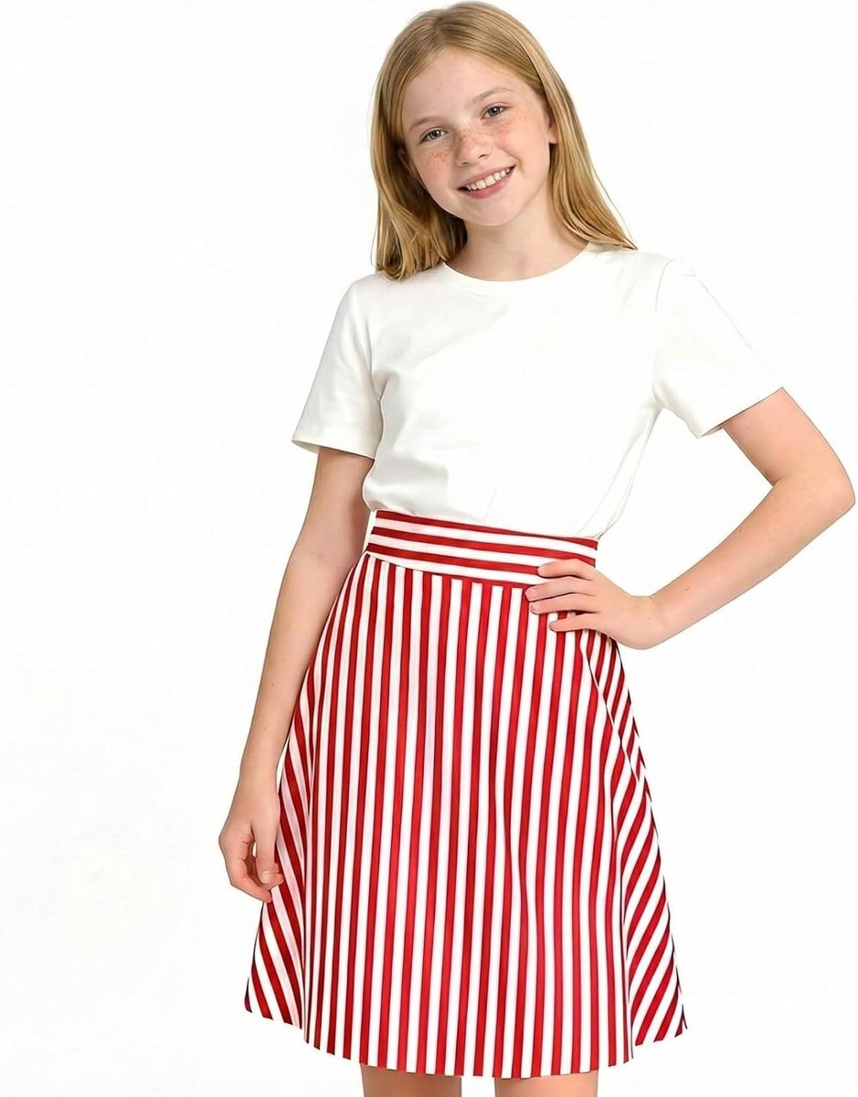 Meisjesjurk, katoen, zomer, mouwloos, gestreept, regenboog, kinderkleding, casual, strand, zon, mode, kinderen, levendige kleuren, chic, A4