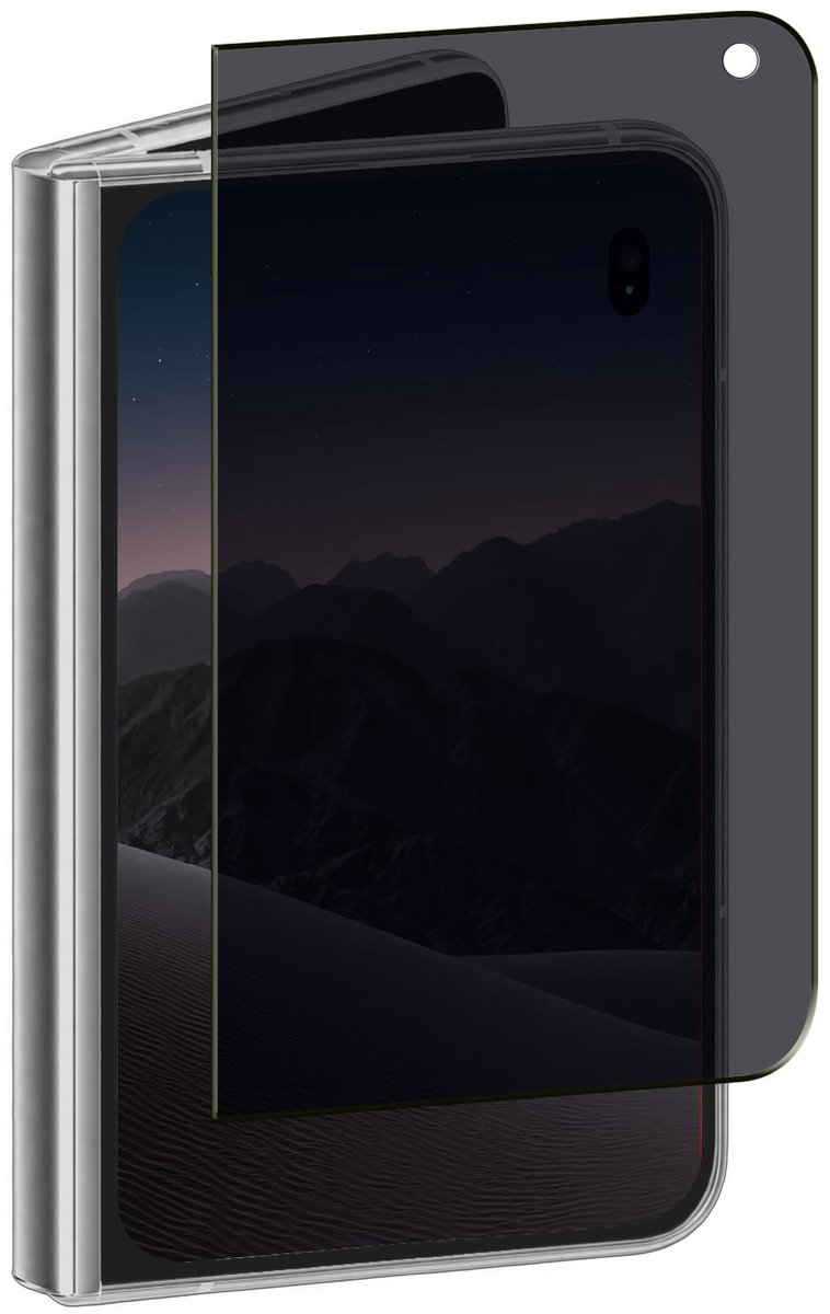 Screenprotector - Geschikt voor Apple iPhone Duo - Privacy Filter - Beschermglas - Gehard Glas - Tempered Glass - Screen Protector