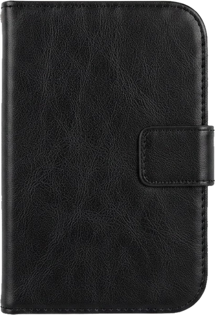 Hoes - Met Pasjeshouder - Geschikt voor Apple iPhone Duo - Luxe Bookcase Portemonee - Flip Case - Kunstleer Book Case - Flipcase - Book Cover - Walletcase - PortemonneeHoes - Zwart