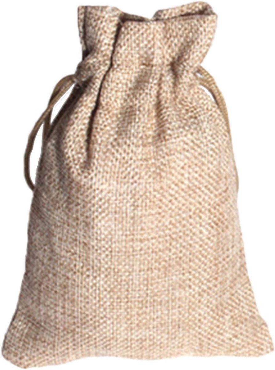 Tas Linnen Jute Pouch Bruiloft Gift Tassen Sieraden Snoep Pouch Tassen voor Bruiloft Douche Verjaardag Kerstfeest Gunsten DIY Craft