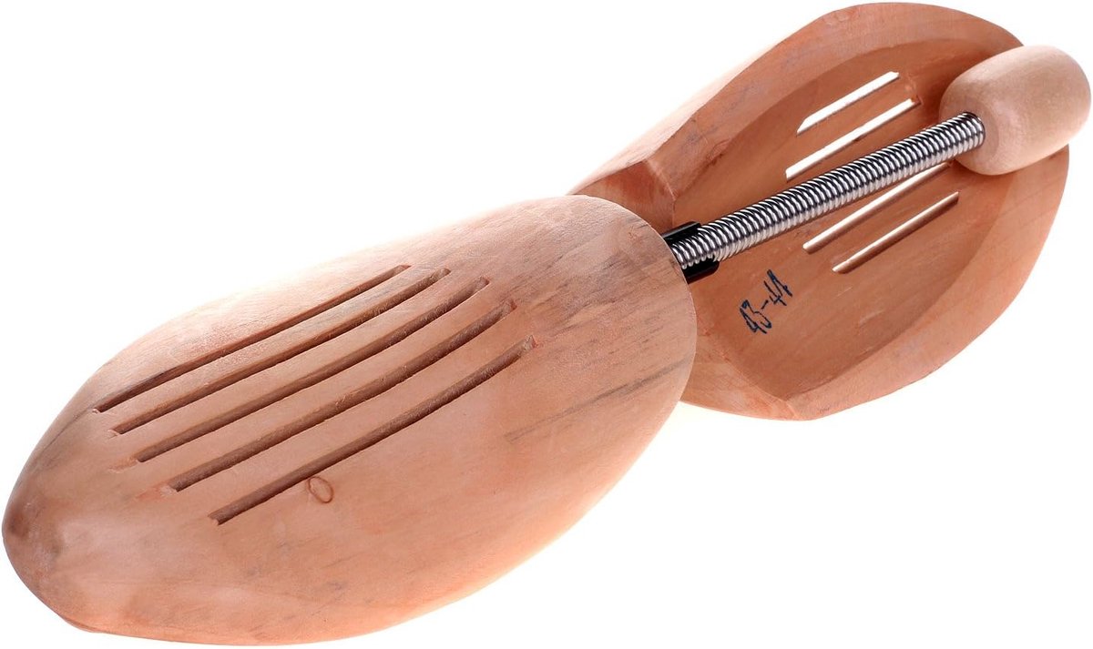 5x / 5Pairs van Premium houten spiraalveer Schoenboom, Unisex, natuurhout, in meerdere maten, KXB6001