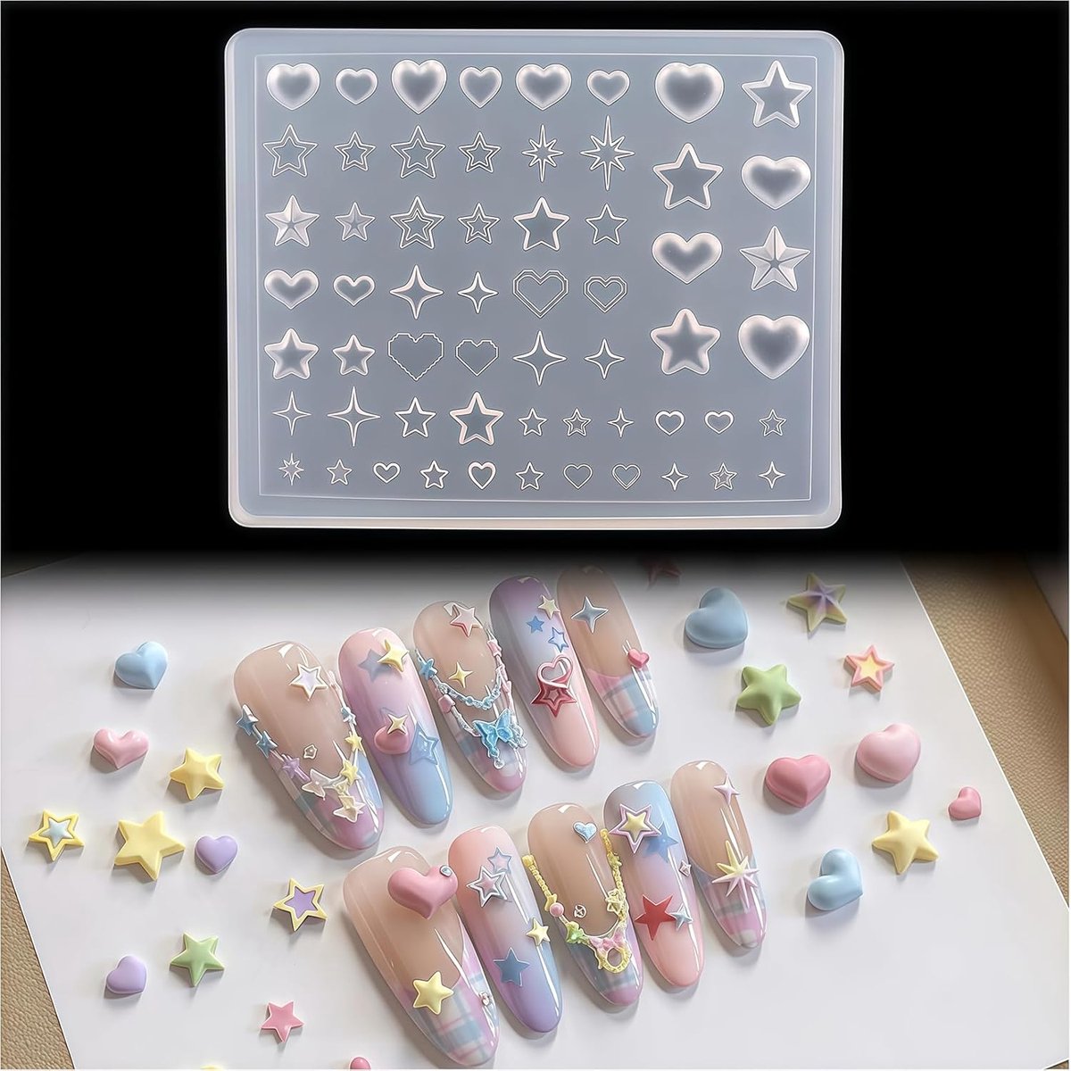 Dailygoods - Siliconen Nagelvormen voor Creatieve Nagelkunst