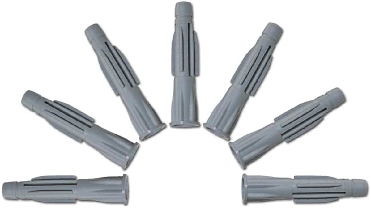 Pluggen pluggen 8 mm, 100 stuks, met kraag