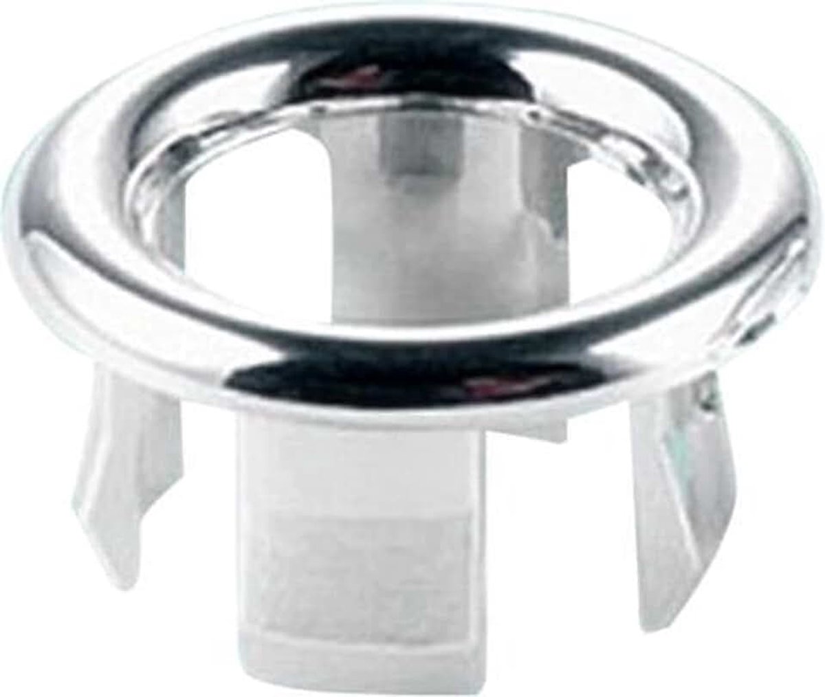 Overloop - Overloop Rozet - Afvoerplug - Ring - Badkamer - Chroom - Rond - Zilver - 1 Stuk