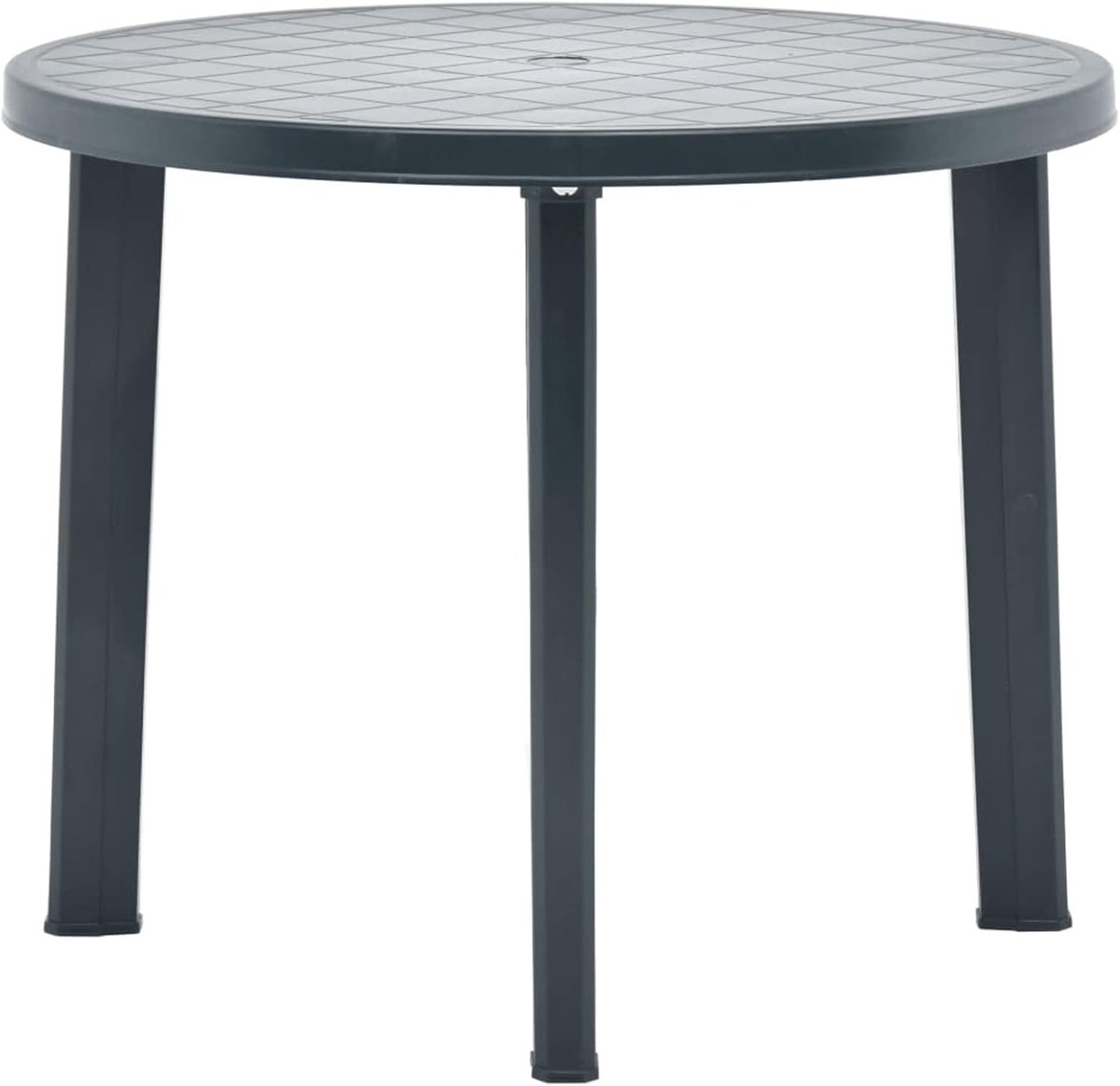 Rond Van Kunststof Groen Voor Buiten Eettafel Van Kunststof 89 X 72 Cm