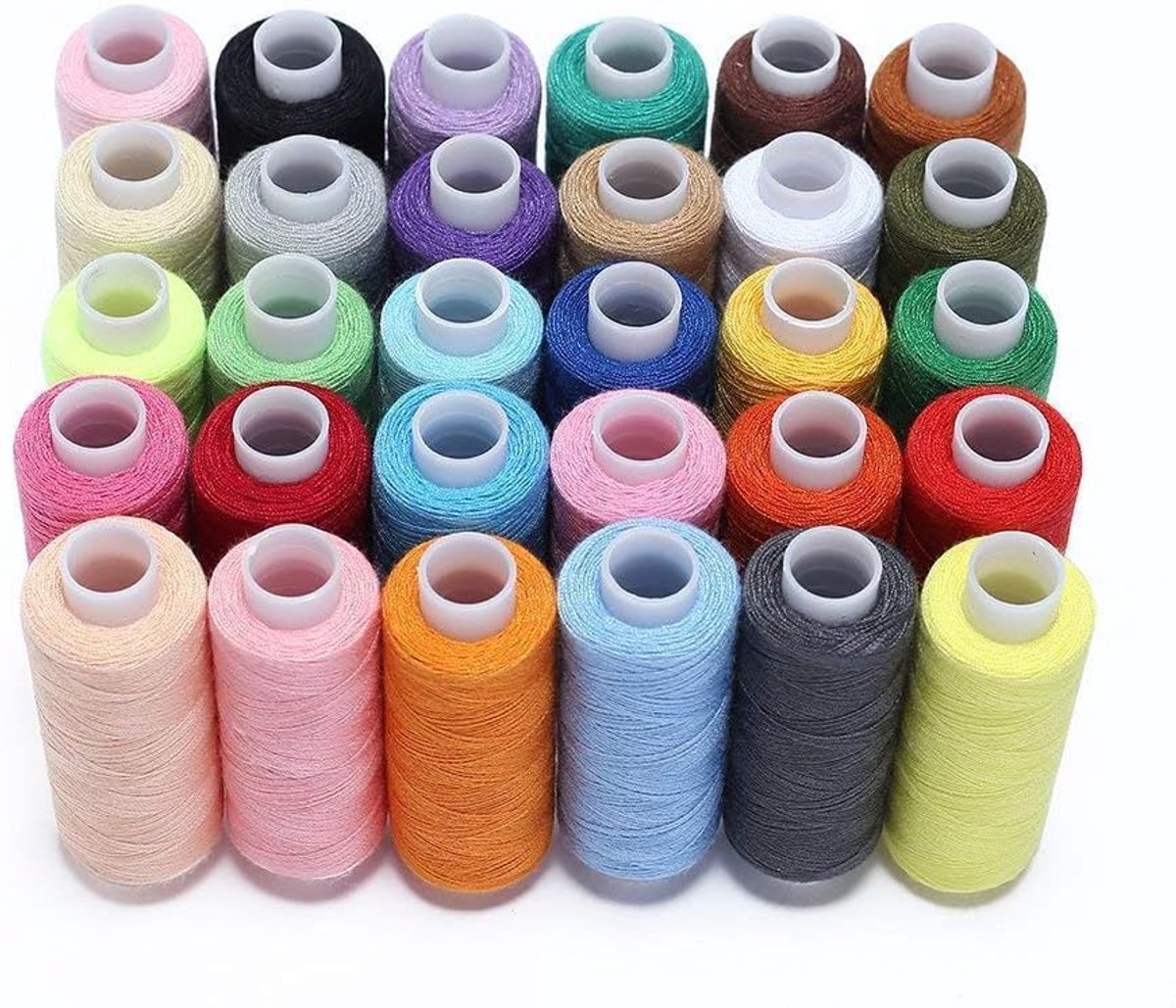 30 stuks naaigarenset, alle doeleinden, polyester schroefdraad, elk 250 meter voor handmatig of machinaal naaien