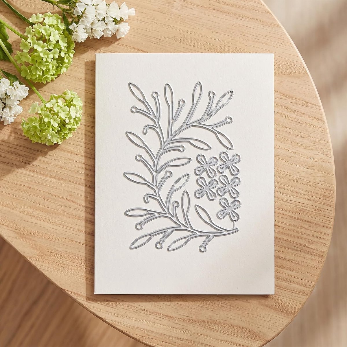 Bloemenstansdelen voor het maken van kaarten, duurzame stanssjablonen B