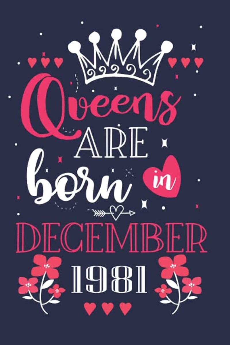 Born in December 1981: 42 nd December birthday gifts for women | Motivational quotes | Happy Birthday | December Birthdays| personalized birthday book| personalized birthday gifts for Lovers
