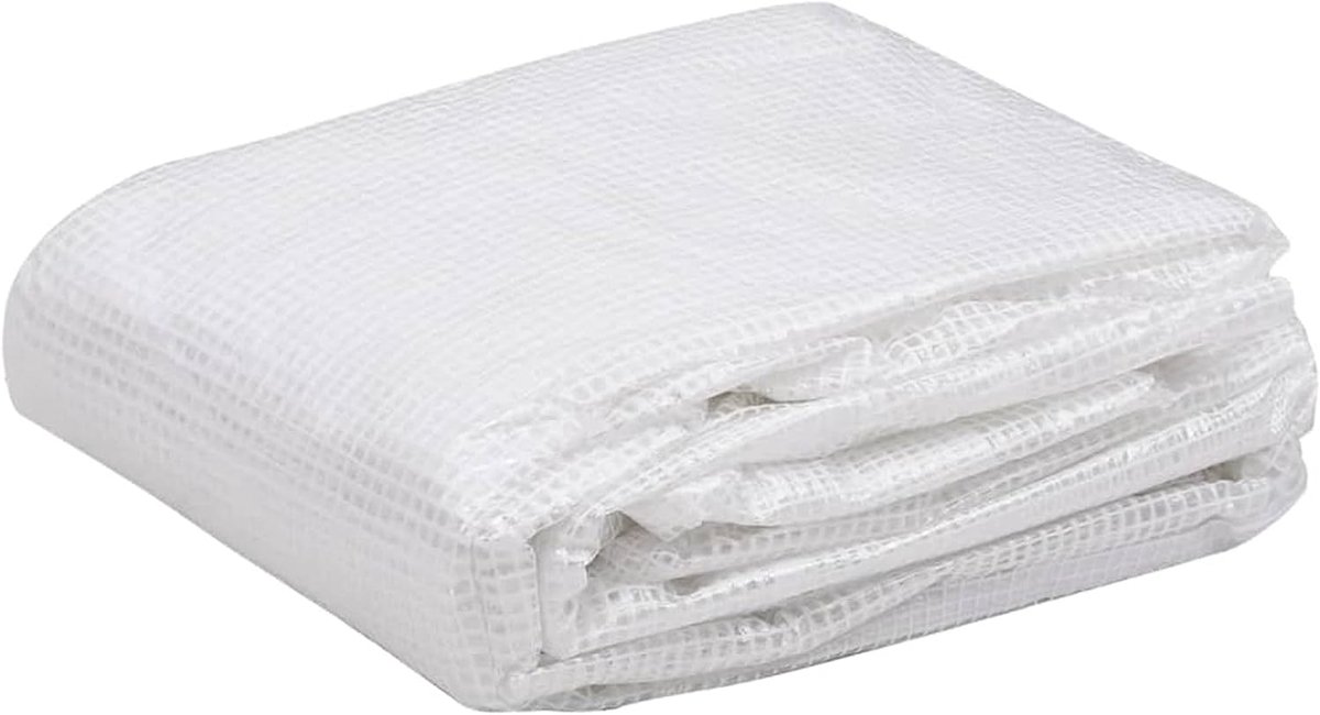 Broeikasafdekking voor tuin, transparant, draagbaar, met ritssluiting, vervangende afdekking voor broeikas, transparant, 4,5 m², 3 x 1,5 x 2 m